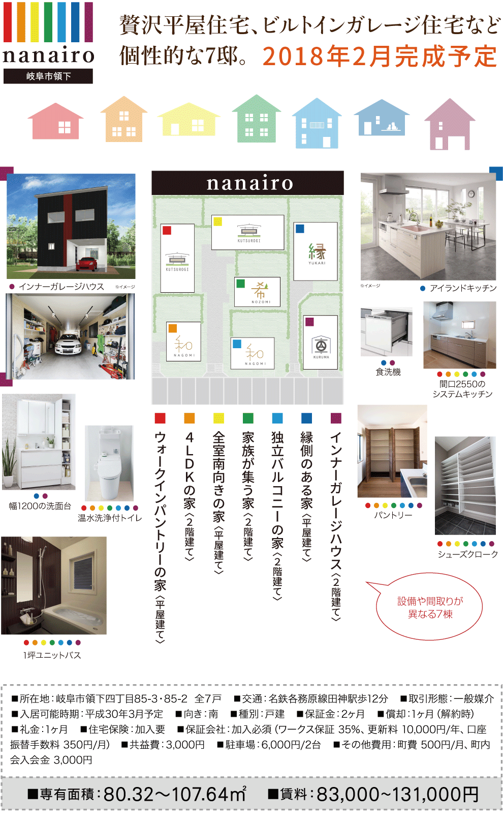 「なないろ」(岐阜市領下）2018年2月完成予定