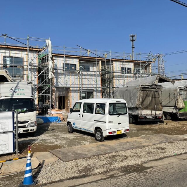 岐南町伏屋7丁目に建築中の戸建借家です。
全4棟
ただいま断熱材吹き付け中！

#ワークス不動産 #戸建て賃貸住宅 #岐南町 #伏屋 #賃貸 #借りるマイハウス #募集中 #新築